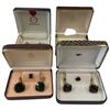 Image 2 : Group Lot of 18" Gold Plated Monet Rope Chain, Collection of Vintage Tie Tacks & Cuff Links