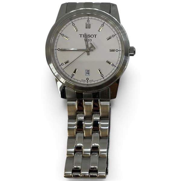 Tissot Stainless Steel  Watch * Model M160/260* Stainless steel with a white face, 38mm case and sap