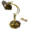 Image 2 : Vintage Brass Banker's Desk Lamp