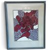Image 1 : Original Signed N. Tiessen Abstract Painting - Double matted in a 17" x  22" frame