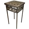 Image 2 : Cast Iron Plant Stand - 10" x 10" x 18" tall