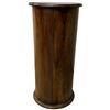 Image 4 : Solid Wood Cylindrical 4 Drawer Nightstand - 29" tall x 14" diameter