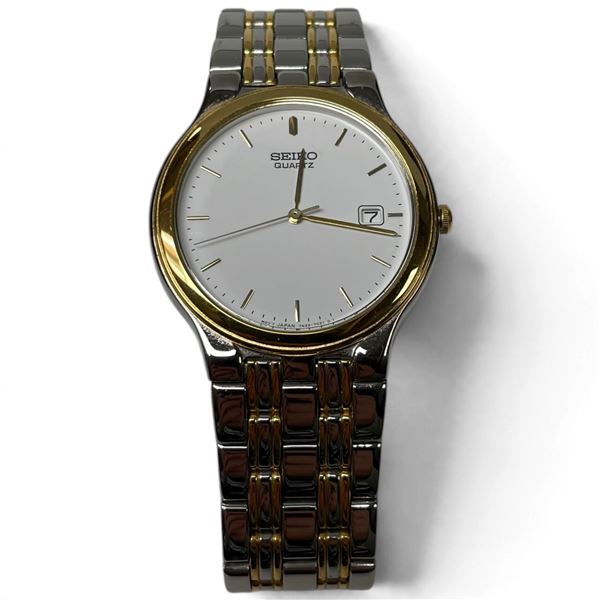 1990s Seiko Dress Watch * Model 7N22-7021 A1* In original case & box - 34mm case is a slim 6.5mm - G