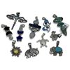 Image 1 : 11 New Pendants and Charms - Many with gemstones * All Stamped .925  * Total weight: 45 grams