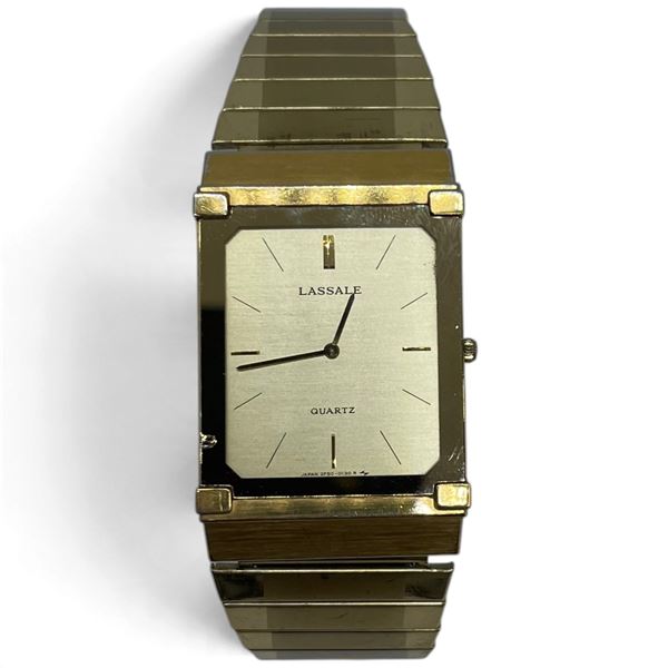 1980s Seiko Lassale Quartz Dress Watch - Gold Tone - Model 2F50-510H