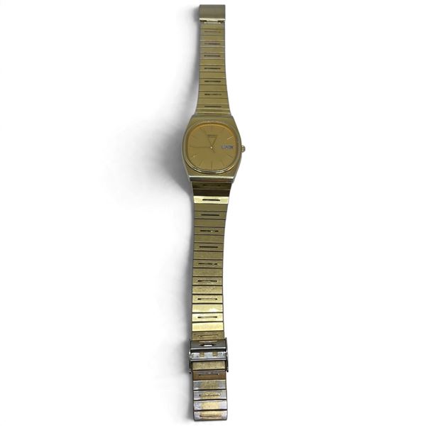 1980s Seiko Quartz Date/Time Dress Watch - Gold Tone - Model 6533-5029