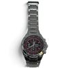 Image 1 : Seiko Chronograph Sports Watch - Red Dial - Model 7192-0HE0 - Preowned