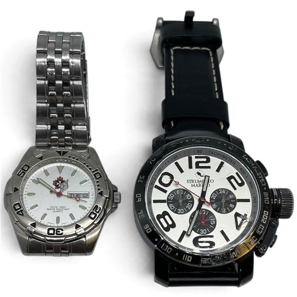 Stumento Marino & St. Johns Ambulance Watch (Strumento has damage to the enamel rim)