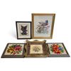 Image 1 : 5 Framed Vintage Needlework Pictures