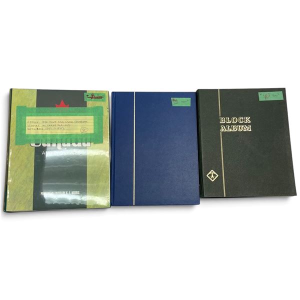 1850 Mint and Used Canadian Stamps in 3 Albums - Dated between 1897 - 1970 (Approximate Count)