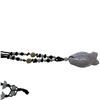 Image 3 : Hand Carved Green Jadeite and Lavender Jadeite Fish Pendants on Beaded Cords - Green Pendant is 31mm