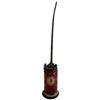 Image 3 : Antique Chinese Water/Opium Pipe with Red and Floral Design