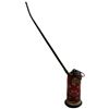 Image 4 : Antique Chinese Water/Opium Pipe with Red and Floral Design