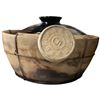 Image 3 : 2 Single Handled Chinese Clay Rice Pots with Reinforcing Wire Frames