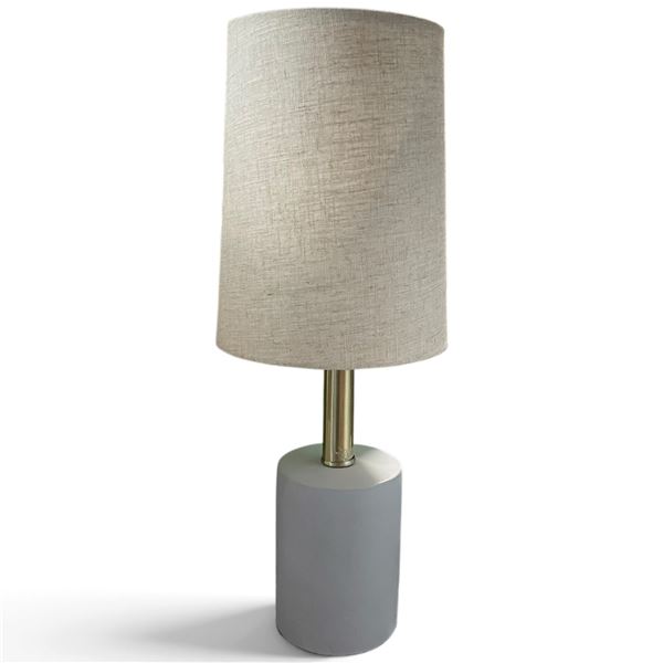 Accent Lamp with Fabric Shade - 19" tall at the top of the shade with 5" diameter base (Model:LT3314