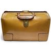 Image 1 : Large Brown Leather Satchel Briefcase with Top Handle