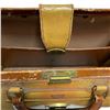 Image 2 : Large Brown Leather Satchel Briefcase with Top Handle