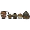 Image 1 : Five Ceramic Vessels Including Pitcher and Lidded Pieces