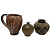 Image 2 : Five Ceramic Vessels Including Pitcher and Lidded Pieces