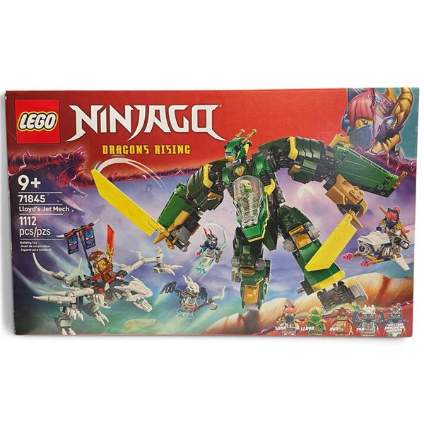 New LEGO Ninjago Lloyd's Jet Mech Set 71845, 1,112 Pieces