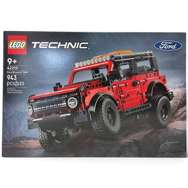 New LEGO Technic Ford Bronco SUV Set 42213, 943 Pieces