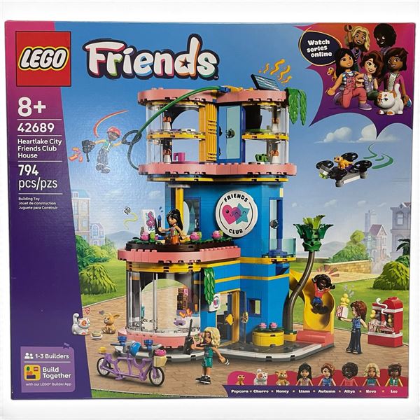 New LEGO Friends Heartlake City Friends Club House 42689, 794 Pieces