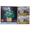 Image 1 : New LEGO Peace Lily 11504 with Two Marvel 11206 Sets - Lily 12" Tall x 9.8" Wide