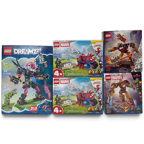 5 New LEGO Sets Including DREAMZzz 71495 and Marvel 11206 and 76307