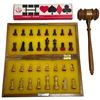 Image 2 : Wooden Board Game Collection with Chess, Backgammon and Cribbage Sets
