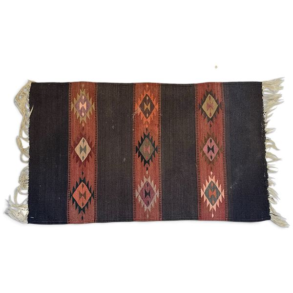 Geometric Woven Rug - 25" x 42"