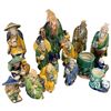 Image 2 : Assorted Glazed Ceramic Figurines and Open Vessels