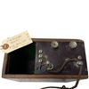 Image 3 : Circa 1932 Ericsson N1830 Portable Magneto Lineman's Telephone w/ Telescopic Microphone, 7.5" x 7.5"