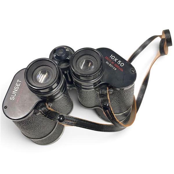 Sunset 10x50 Binoculars with Neck Strap