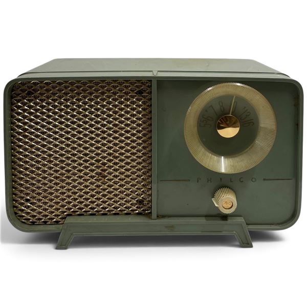 Philco Table Radio with Patterned Speaker Grille