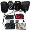 Image 1 : Canon, Nikon and Olympus Digital Camera Collection with Cases