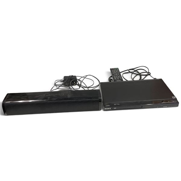 Wohome S100 Soundbar and Sony DVP-SR500H CD/DVD Player