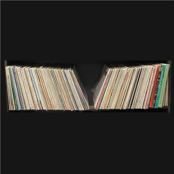 Assorted Vinyl Records and LP Album Collection