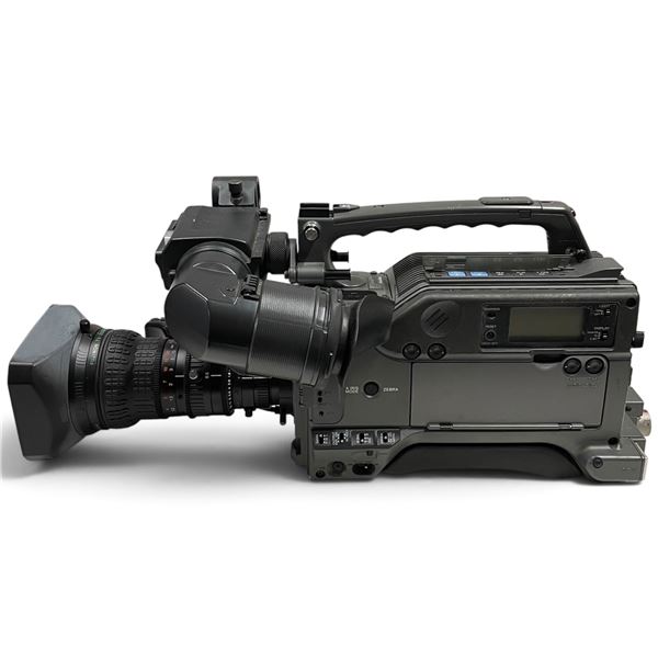 Sony DVCAM Professional Video Camera with Fujinon Lens and Carrying Bag