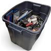 Image 1 : Assorted Videocassettes in Plastic Storage Bin