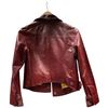 Image 2 : Andrew Marc Burgundy Collared Jacket with Front Pockets