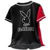 Image 2 : Playboy Black and Red #53 Baseball Jersey - 100% Polyester
