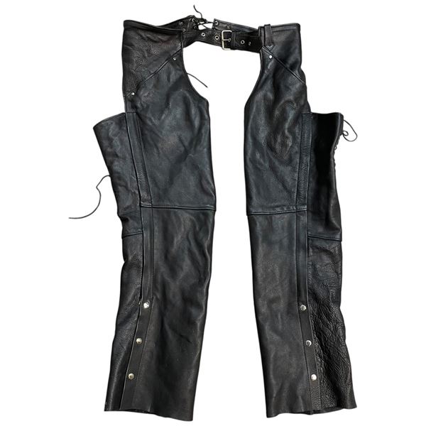 Milwaukee Leather Black Leather Chaps