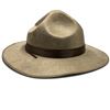Image 1 : Tan Wide-Brim Hat with Chin Cord