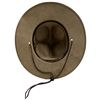 Image 3 : Tan Wide-Brim Hat with Chin Cord