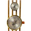 Image 2 : Fisher Wood Desktop Barometer Thermometer Weather Station Decor, H17"