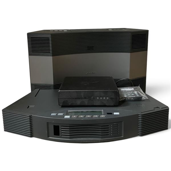 3-Pieces Lot - Bose Acoustic Wave Music System II with Multi-Disc Changer, Remote Control and Power