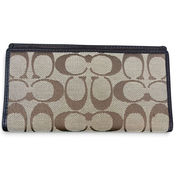 Vintage Coach Logo Check Book Slip Cover