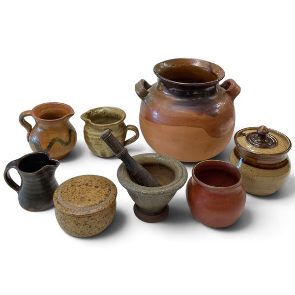 Group of Terracotta, Ceramics & Studio Pottery Items
