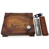 Image 1 : Leather Humidor, Cigar Cutter & 2 Cigar Cases