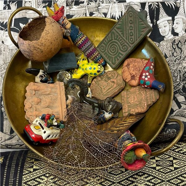 Mixed Lot of International Fabrics & Collectibles